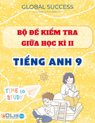 Bộ Đề Kiểm Tra Tham Khảo Giữa Học Kì II - Tiếng Anh 9 - Global Success (Có kèm đáp án)