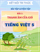 Bài Tập Thanh Âm Của Gió: Luyện Tập Bài 1, Tiếng Việt 5 (Kết Nối Tri Thức)