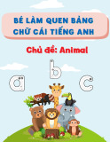 Bé làm quen bảng chữ cái tiếng Anh chủ đề Animal: Cách học hiệu quả