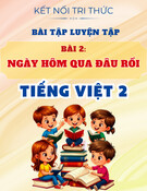 Bài Tập Luyện Tập Bài 2: Ngày Hôm Qua Đâu Rồi - Tiếng Việt 2 - Kết Nối Tri Thức Với Cuộc Sống (Có Đáp Án)
