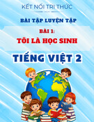 Bài Tập Tiếng Việt Lớp 2 Bài 1: Tôi Là Học Sinh -  Kết Nối Tri Thức (Có Đáp Án)