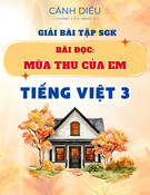 Giải Bài Tập SGK Bài Đọc: Mùa Thu Của Em - Tiếng Việt 3 - Cánh Diều