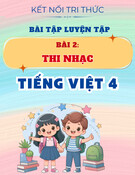 Bài Tập Luyện Tập Tiếng Việt Lớp 4: Thi Nhạc - Kết Nối Tri Thức (Kèm đáp án, lời giải)