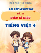 Bài Tập Luyện Tập Bài 1: Điều Kì Diệu - Tiếng Việt 4 - Kết Nối Tri Thức Với Cuộc Sống