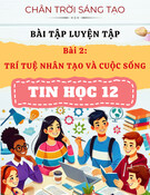 Bài Tập Trí Tuệ Nhân Tạo và Cuộc Sống Tin Học 12 (Chân Trời Sáng Tạo): Luyện Tập Bài 2
