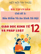 Bài Tập Bảo Hiểm và An Sinh Xã Hội GDKTPL 12 (Kết Nối Tri Thức Với Cuộc Sống) - Chủ Đề 3 Cơ Bản