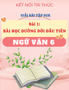 Giải SGK Ngữ Văn 6 Kết Nối Tri Thức Với Cuộc Sống - Bài 1: Bài Học Đường Đời Đầu Tiên