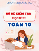 Bộ Đề Kiểm Tra Cuối Học Kì II Toán 10 - Chân Trời Sáng Tạo