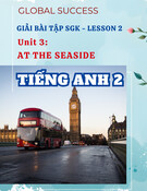 Giải Bài Tập SGK Unit 3 At The Seaside Lesson 2 Tiếng Anh 2 Global Success
