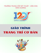 Giáo trình Trang trí cơ bản Trung cấp: Trường Trung cấp Mỹ thuật - Văn hóa Bình Dương