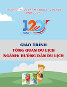 Giáo trình Tổng quan du lịch (Ngành Hướng dẫn du lịch - Trung cấp) chuẩn nhất từ Trường Trung cấp Mỹ thuật - Văn hóa Bình Dương