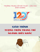 Giáo trình Tượng tròn trang trí điêu khắc trung cấp: Trường Trung cấp Mỹ thuật - Văn hóa Bình Dương