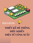 Bài giảng Thiết kế hệ thống điều khiển điện tử công suất: Băm xung một chiều - Chương 3
