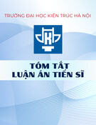 Tóm tắt luận án Tiến sĩ: Quản lý quy hoạch thoát nước  giảm thiểu ngập úng cho các đô thị vùng duyên hải Bắc Bộ  thích ứng với biến đổi khí hậu