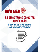 Mẫu Báo cáo quyết toán vốn đầu tư dự án hoàn thành chuẩn nhất