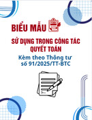 Mẫu Quyết định phê duyệt quyết toán vốn đầu tư chuẩn nhất