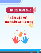 Làm việc với cá nhân và gia đình: Tài liệu tập huấn