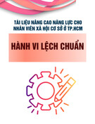 Hành vi lệch chuẩn: Tài liệu nâng cao năng lực cho Nhân viên Xã hội Cơ sở ở TP.HCM