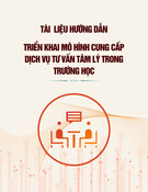 Hướng dẫn triển khai mô hình cung cấp dịch vụ tư vấn tâm lý trong trường học