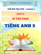 Giải Bài Tập SGK Unit 9 Tiếng Anh 5 Family & Friends: In The Park - Lesson 1