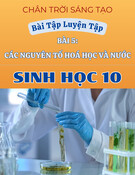 Bài Tập Luyện Tập Bài 5 Hoá Học và Nước Sinh Học 10 Chân Trời Sáng Tạo