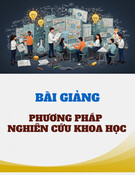 Bài giảng Phương pháp nghiên cứu khoa học Học viện Phụ nữ Việt Nam