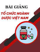 Bài giảng Tổ chức ngành Dược Việt Nam [chuẩn nhất]