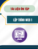 Tài liệu ôn tập môn Lập trình web 1 [mới nhất/chuẩn nhất]