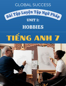Bài Tập Ngữ Pháp Unit 1 Hobbies Tiếng Anh 7 Global Success (Kèm Đáp Án) - Luyện Tập