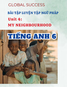 Bài Tập Ngữ Pháp Unit 4 My Neighbourhood (Tiếng Anh 6 Global Success) - Luyện Tập