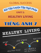 Bài Tập Ngữ Pháp Unit 2 Healthy Living Tiếng Anh 7 Global Success (Luyện Tập)