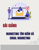 Bài giảng Marketing tìm kiếm và Email Marketing