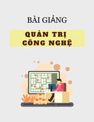 Bài giảng Quản trị công nghệ