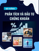 Bài giảng Phân tích lựa chọn cổ phiếu chứng khoán: Kinh nghiệm từ ThS. Dương Tấn Khoa