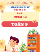 Bài Giảng Toán 9 - Chân Trời Sáng Tạo - Chương 3 - Bài 1: Căn Bậc Hai