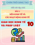 Giải Bài Tập SGK Bài 1: Nền Kinh Tế Và Các Hoạt Động Kinh Tế - GDKT&PL 10 - Chân Trời Sáng Tạo