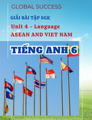 Giải Bài Tập SGK Unit 4 Tiếng Anh 11 Global Success: Asean And Viet Nam (Language)