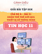Giải Bài Tập SGK Tin Học 11 Cánh Diều Chủ Đề A - Bài 2: Khám Phá Thế Giới Qua Thiết Bị Số Thông Minh