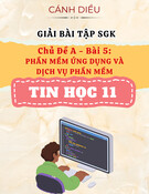 Giải Bài Tập SGK Tin Học 11 Chủ Đề A - Bài 5: Phần Mềm Ứng Dụng Và Dịch Vụ Phần Mềm (Cánh Diều)