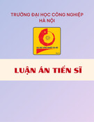 Đánh bóng từ tính hợp kim Ti-6Al-4V: Nghiên cứu nâng cao chất lượng bề mặt (Luận án Tiến sĩ)