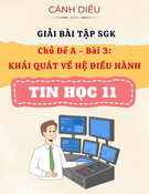 Giải Bài Tập SGK Tin Học 11 Chủ Đề A Bài 3: Khái Quát Về Hệ Điều Hành (Cánh Diều)