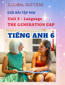 Giải Bài Tập SGK Unit 2 The Generation Gap (Language) - Tiếng Anh 11 Global Success