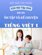 Giải Bài Tập SGK Bài 30 Tiếng Việt 1 Kết Nối Tri Thức: Ôn Tập và Kể Chuyện