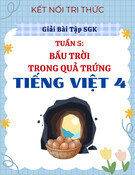 Giải Bài Tập SGK Tuần 5 - Bài đọc Bầu Trời Trong Quả Trứng, Tiếng Việt 4 (Kết Nối Tri Thức)