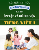 Giải Bài Tập SGK Bài 15 Tiếng Việt 1 Kết Nối Tri Thức: Ôn Tập và Kể Chuyện