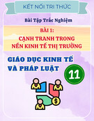 Bài Tập Trắc Nghiệm Cạnh Tranh Trong Nền Kinh Tế Thị Trường GDKT&PL 11 Kết Nối Tri Thức (Kèm đáp án chuẩn nhất)