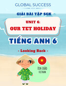Giải Bài Tập SGK Unit 6 Our Tet Holiday - Looking Back (Tiếng Anh 6 Global Success)