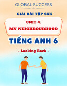 Giải Bài Tập SGK Unit 4 My Neighbourhood (Global Success) Tiếng Anh 6 (Có đáp án)