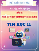 Bài Tập Trắc Nghiệm Thiết Bị Mạng Thông Dụng Tin Học 11 (Kết Nối Tri Thức) - Bài 3