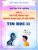 Bài Tập Trắc Nghiệm Trí Tuệ Nhân Tạo (AI) Tin Học 11 (Kết Nối Tri Thức) kèm đáp án chuẩn nhất